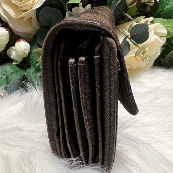 Louis Vuitton Damier Ebene Canvas Alexandra Wallet authentic vintage PRE-OWNED - Picture 6 of 17